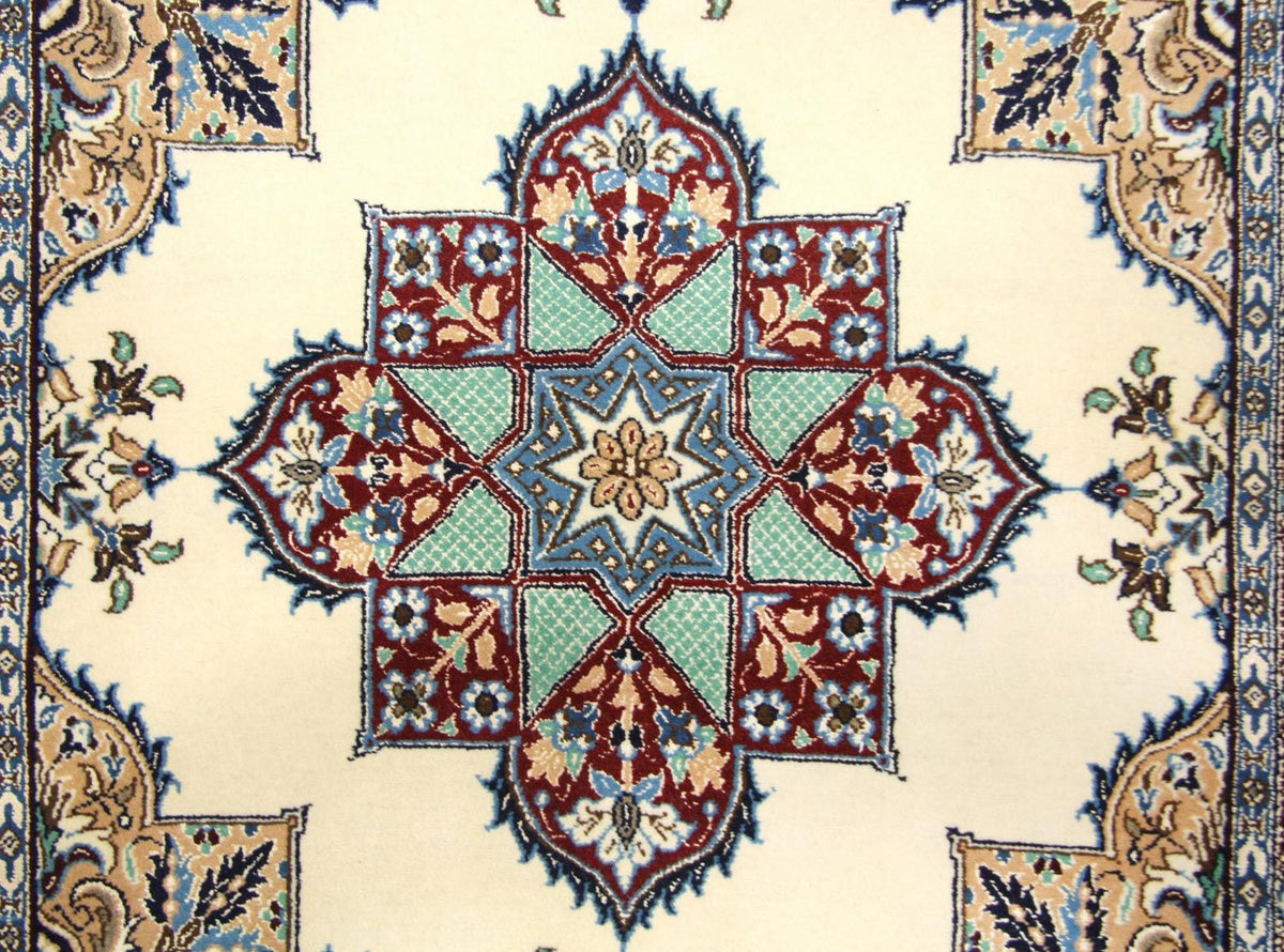 Perser Rug - Nain square  - 105 x 97 cm - natural white