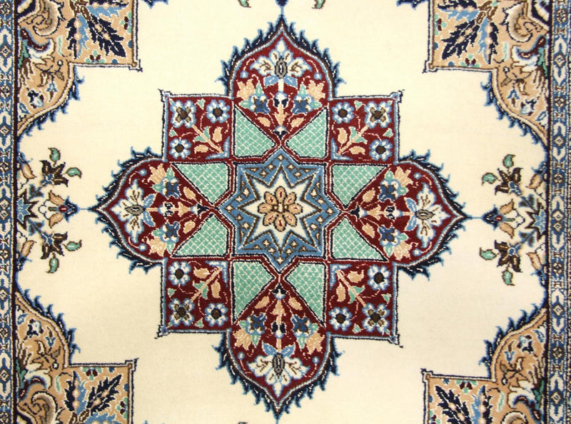 Perser Rug - Nain square  - 105 x 97 cm - natural white