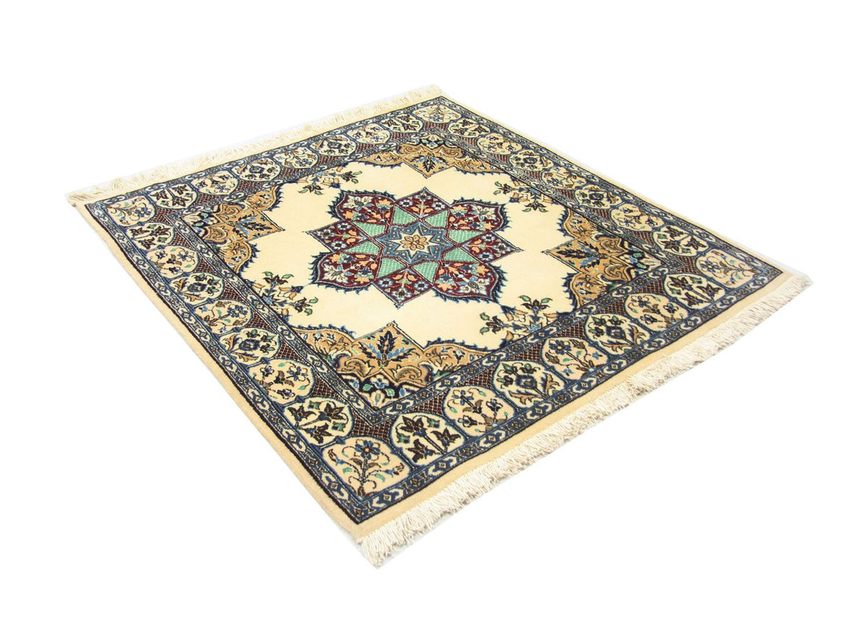 Perser Rug - Nain square  - 105 x 97 cm - natural white