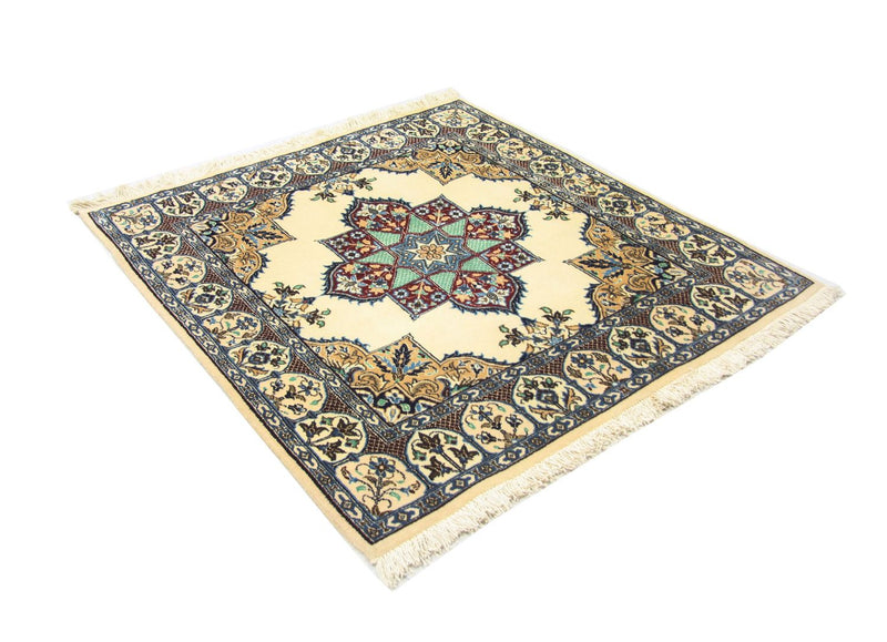 Perser Rug - Nain square  - 105 x 97 cm - natural white