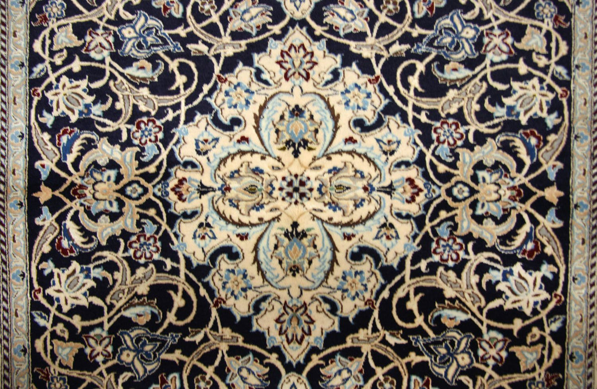 Perser Rug - Nain - Premium - 152 x 106 cm - dark blue