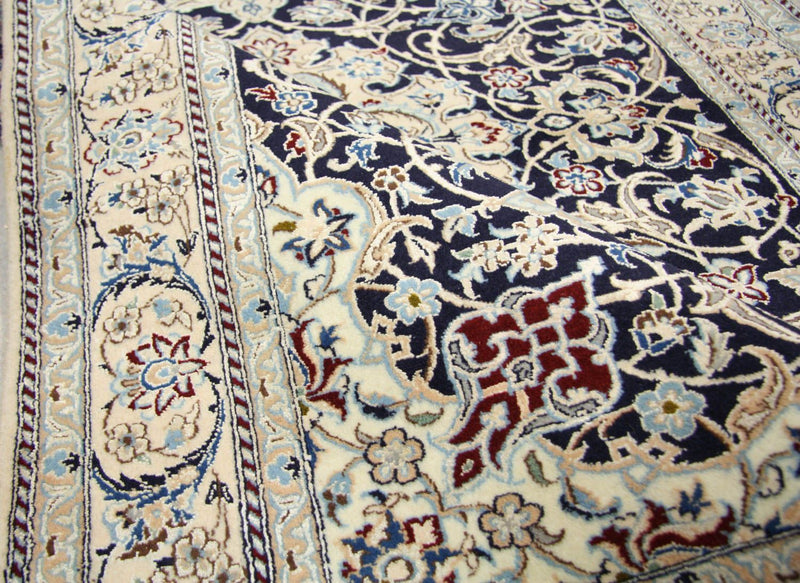 Perser Rug - Nain - Premium - 152 x 106 cm - dark blue