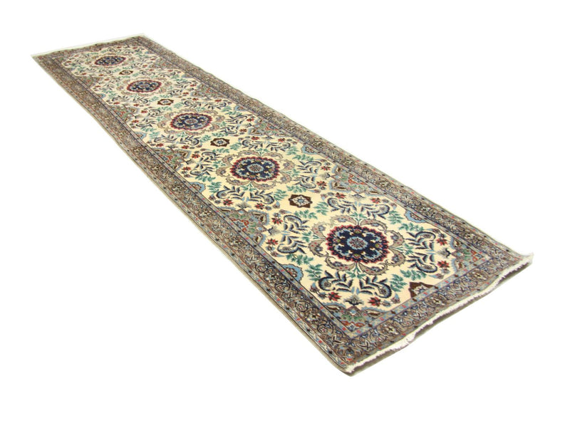 Runner Perser Rug - Isfahan - Premium - 305 x 80 cm - beige