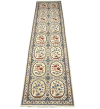 Runner Perser Rug - Nain - Premium - 400 x 96 cm - natural white