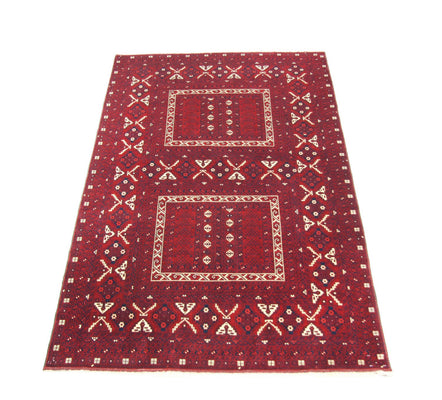 Afghan Rug - 250 x 157 cm - red