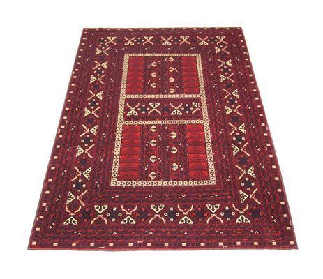 Afghan Rug - 244 x 157 cm - red