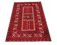 Afghan Rug - 256 x 168 cm - red