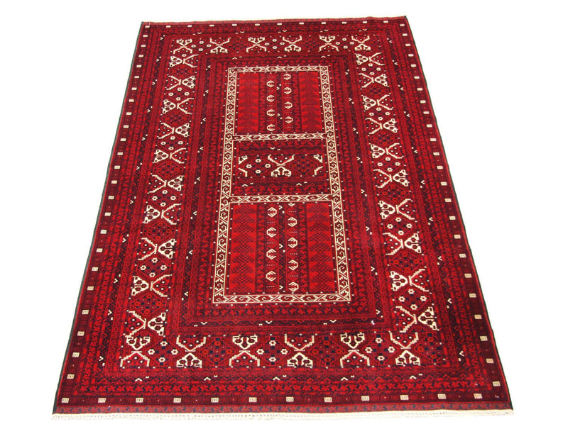Afghan Rug - 256 x 168 cm - red