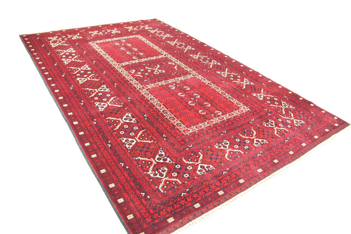 Afghan Rug - 256 x 168 cm - red