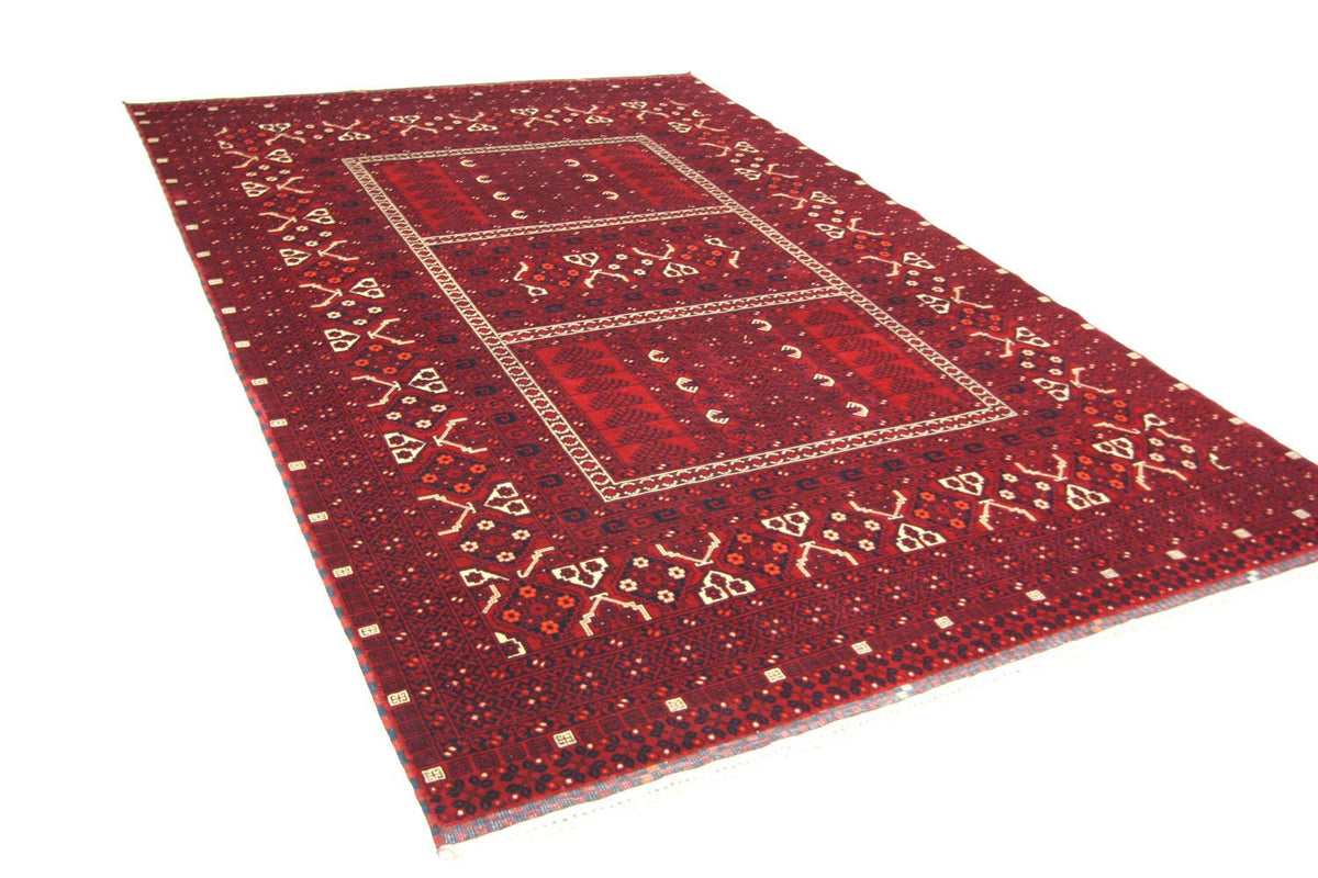 Afghan Rug - 250 x 170 cm - red