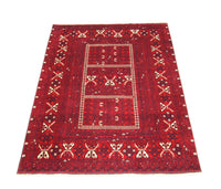 Afghan Rug - 248 x 158 cm - red