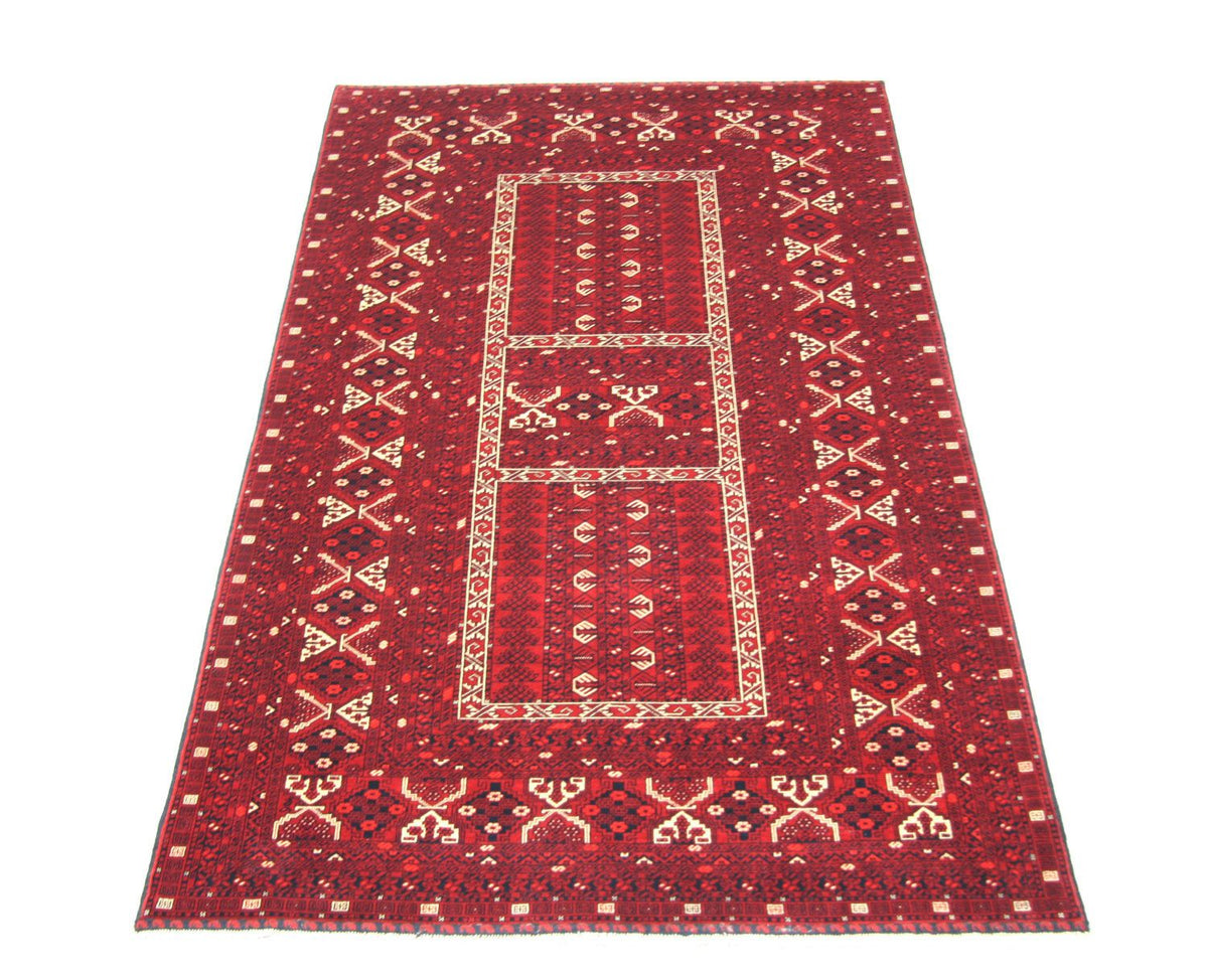 Afghan Rug - 252 x 166 cm - red
