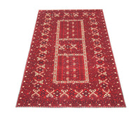 Afghan Rug - 252 x 166 cm - red