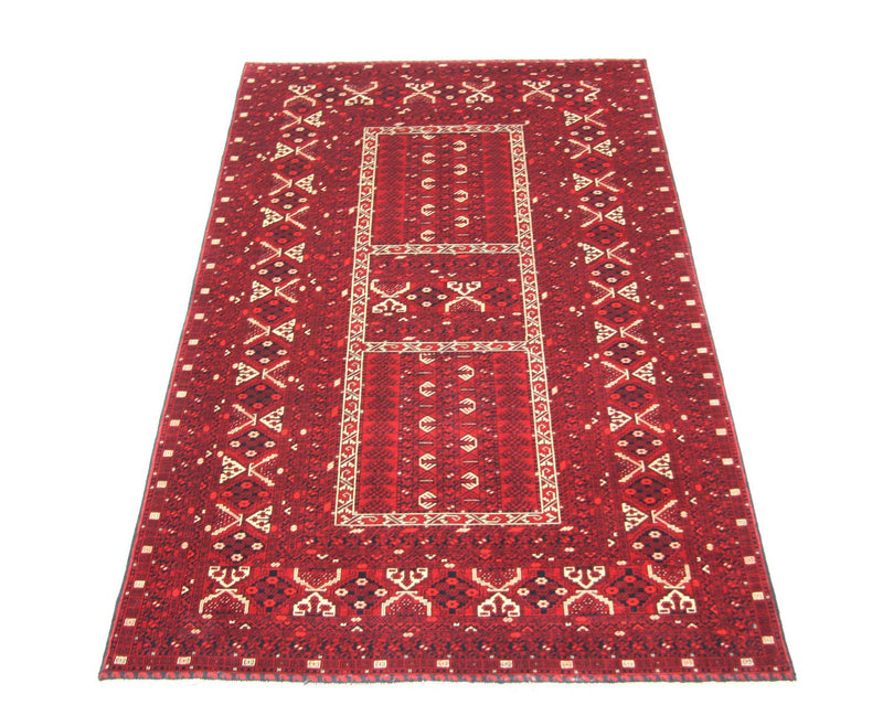Afghan Rug - 252 x 166 cm - red