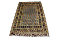 Afghan Rug - 298 x 199 cm - blue