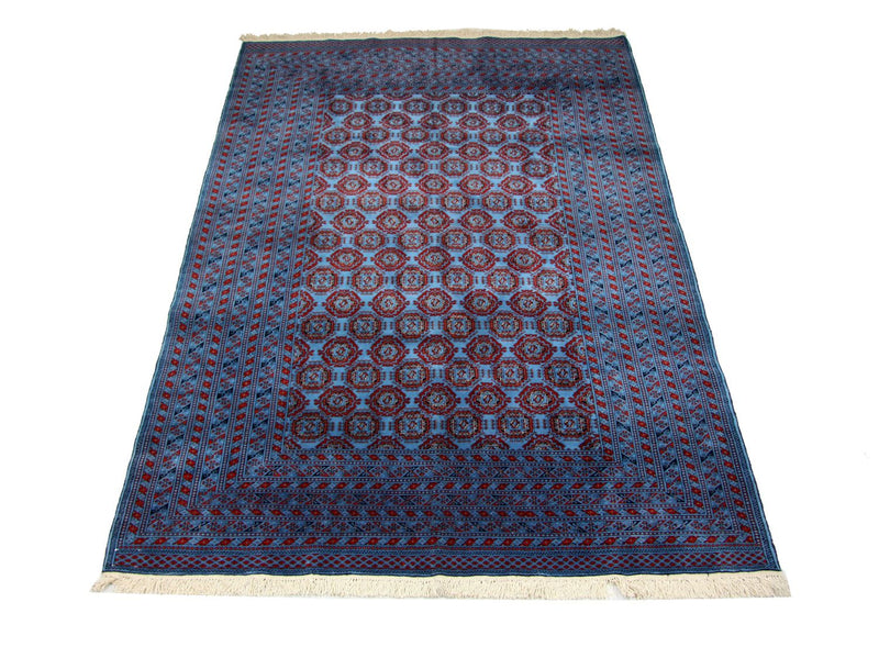 Afghan Rug - Bukhara - 286 x 198 cm - blue