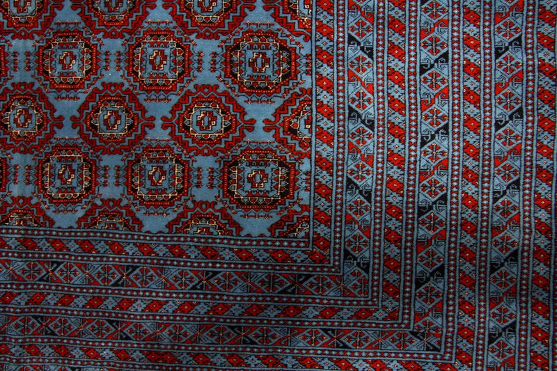 Afghan Rug - Bukhara - 286 x 198 cm - blue