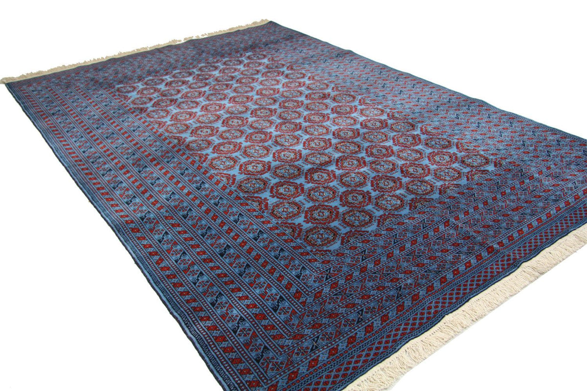 Afghan Rug - Bukhara - 286 x 198 cm - blue