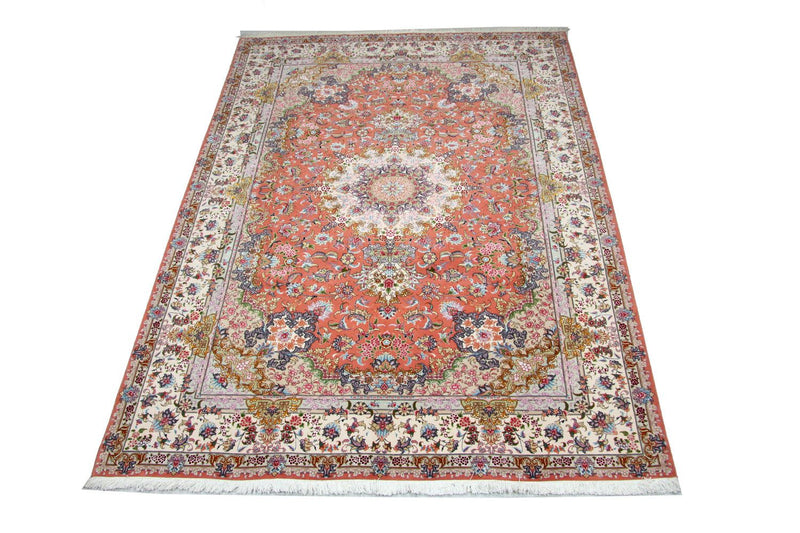 Tabriz - 50 Raj Rug 302x202cm - Persian Rugs
