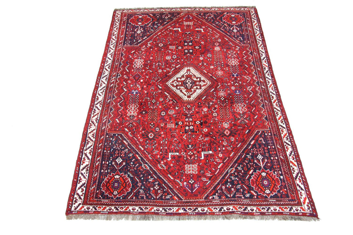 Perser Rug - Nomadic - 274 x 175 cm - red