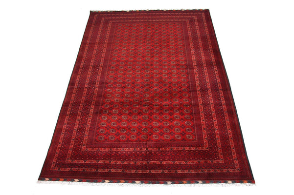 Afghan Rug - Bukhara - 293 x 192 cm - red
