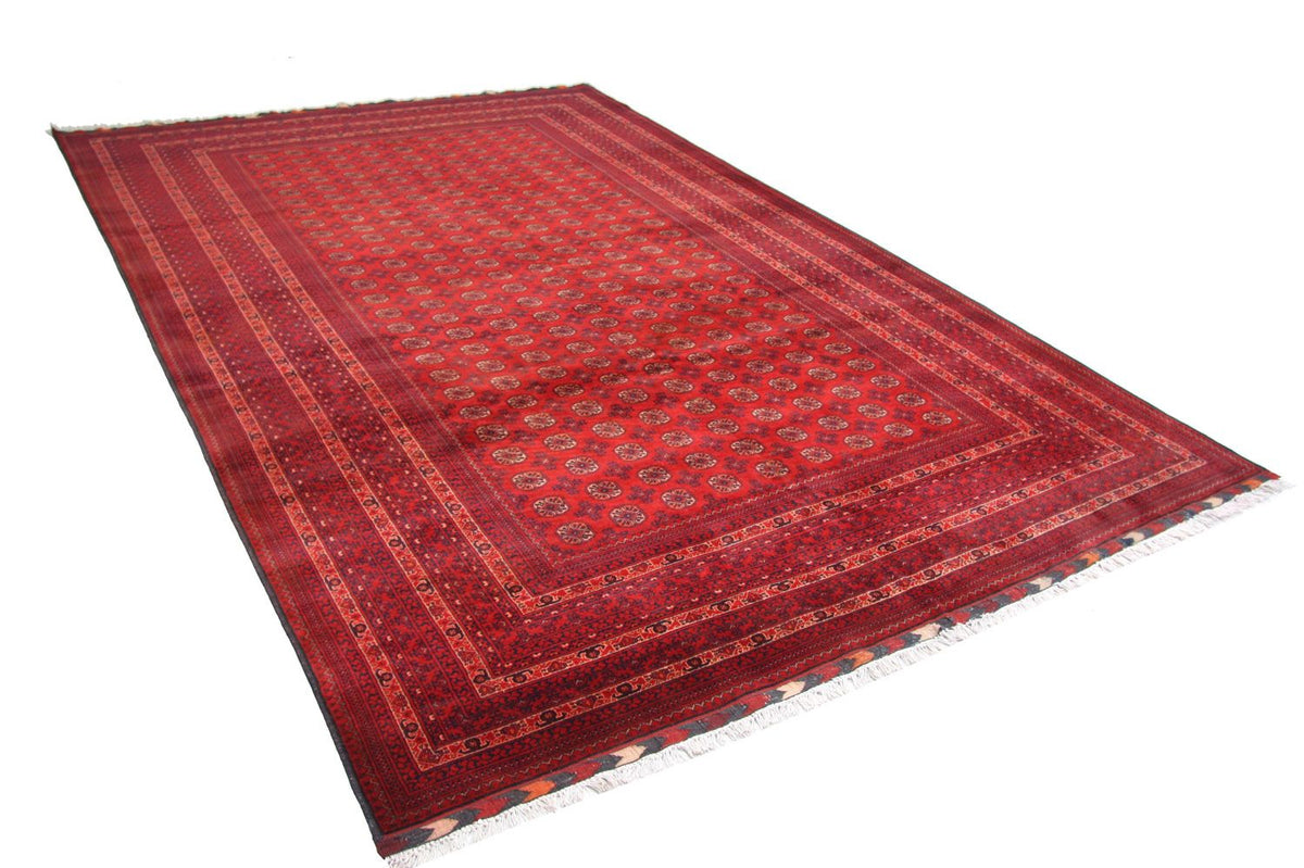 Afghan Rug - Bukhara - 293 x 192 cm - red
