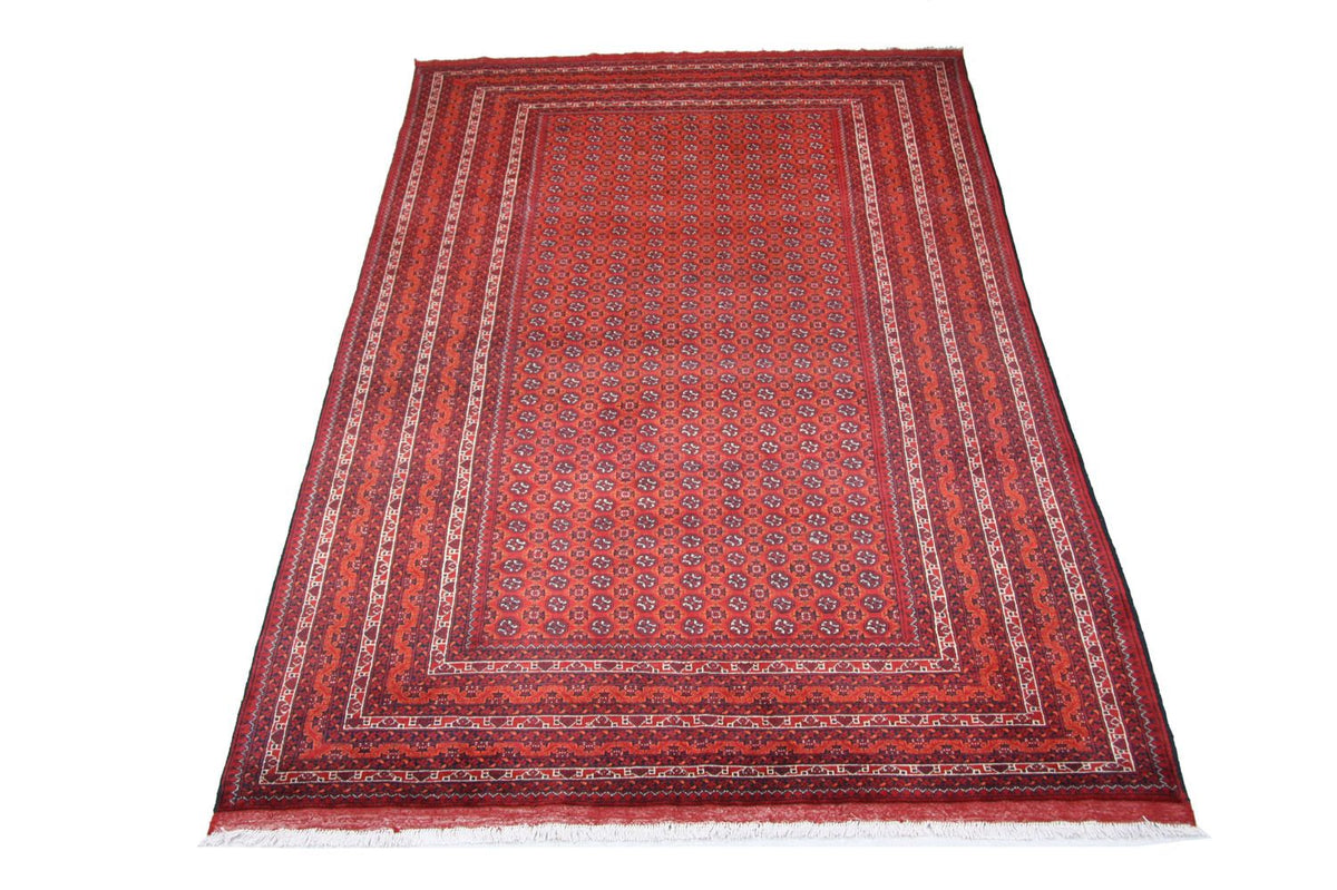 Afghan Rug - Bukhara - 296 x 191 cm - red