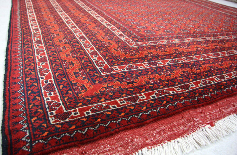 Afghan Rug - Bukhara - 296 x 191 cm - red