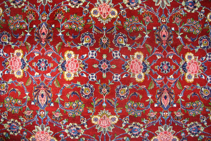 Perser Rug - Keshan - 296 x 210 cm - red