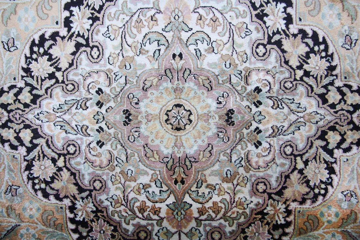 Silk Rug - Kashmir Silk - 290 x 185 cm - blue