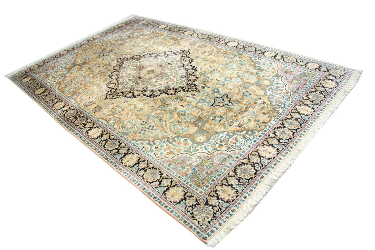 Silk Rug - Kashmir Silk - 290 x 185 cm - blue