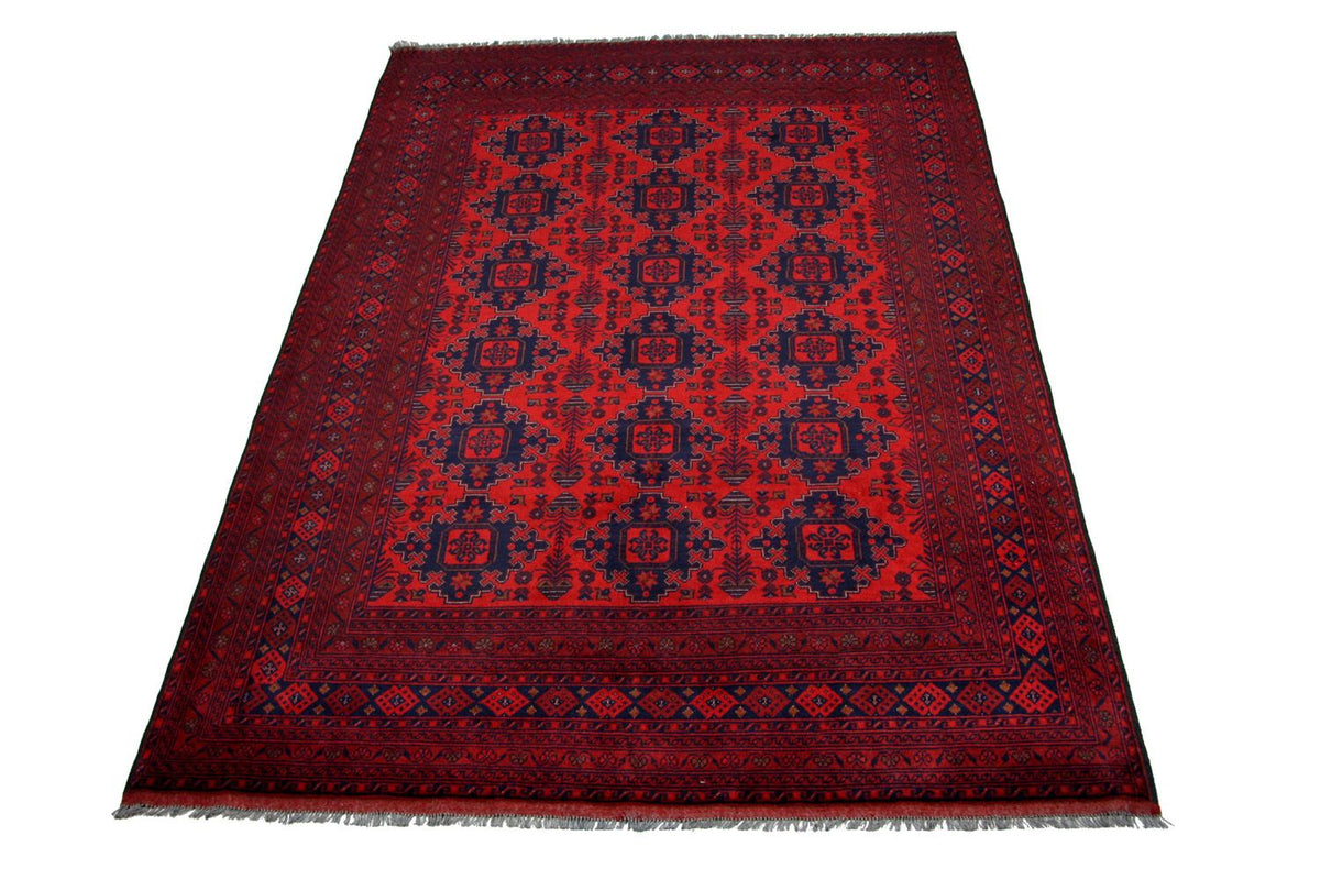 Afghan Rug - 290 x 205 cm - red