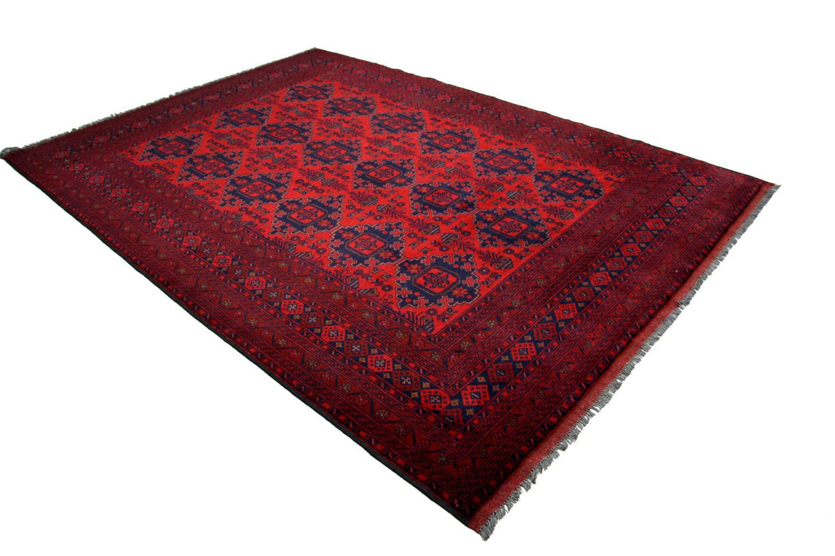 Afghan Rug - 290 x 205 cm - red