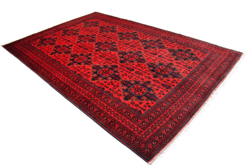 Afghan Rug - Kunduz - 292 x 197 cm - red