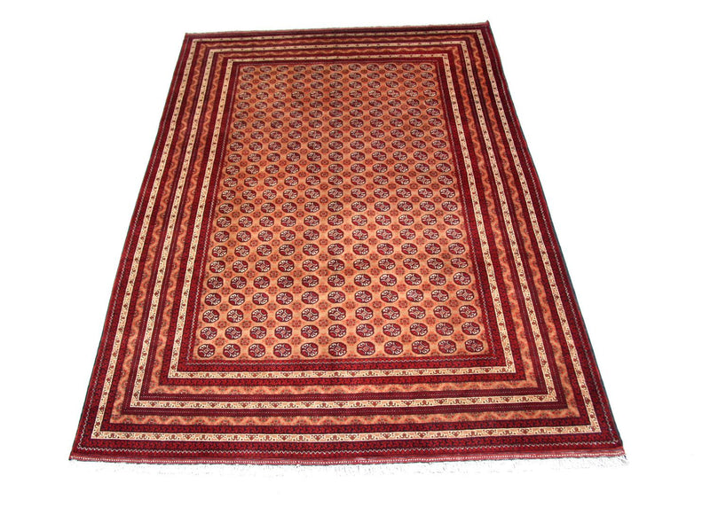 Afghan Rug - Bukhara - 294 x 199 cm - red