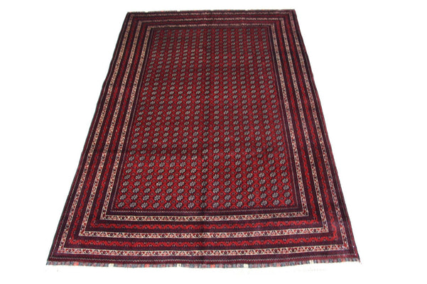 Afghan Rug - Bukhara - 293 x 196 cm - red