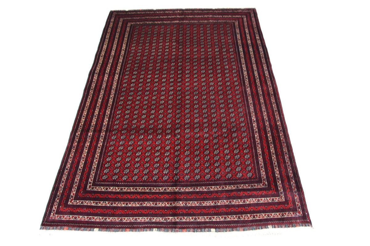 Afghan Rug - Bukhara - 293 x 196 cm - red