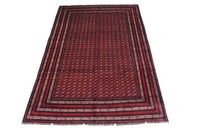 Afghan Rug - Bukhara - 293 x 196 cm - red