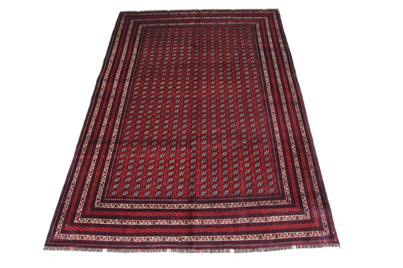 Afghan Rug - Bukhara - 293 x 196 cm - red