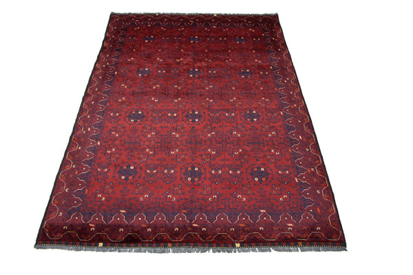 Afghan Rug - 293 x 196 cm - red
