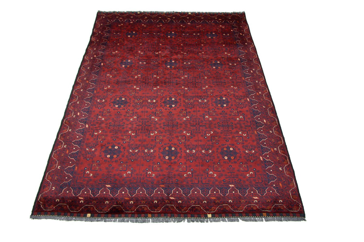 Afghan Rug - 293 x 196 cm - red