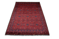Afghan Rug - 293 x 196 cm - red