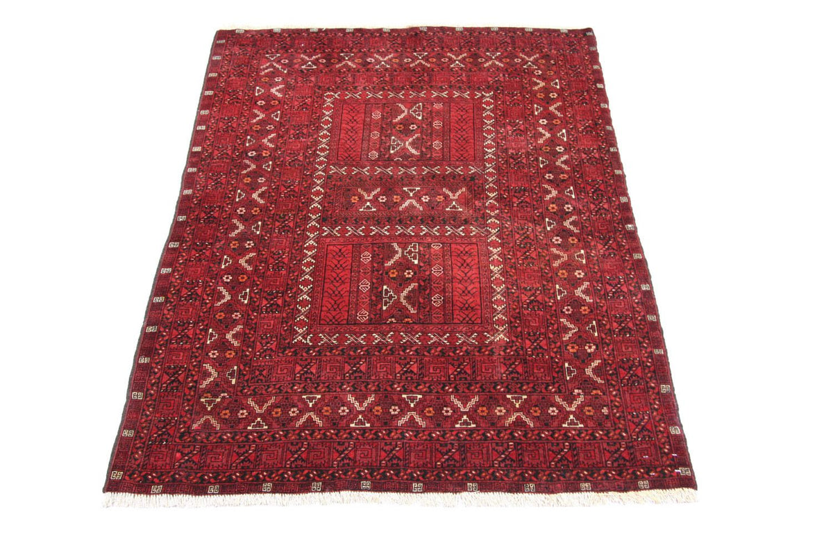 Afghan Rug - 208 x 150 cm - red
