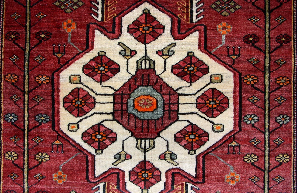 Perser Rug - Nomadic - 322 x 160 cm - red