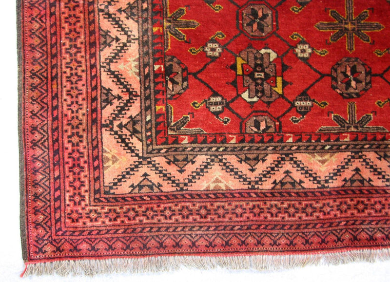Afghan Rug - 196 x 126 cm - red