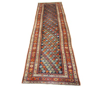 Runner Ziegler Rug - Shirvan - 440 x 113 cm - brown