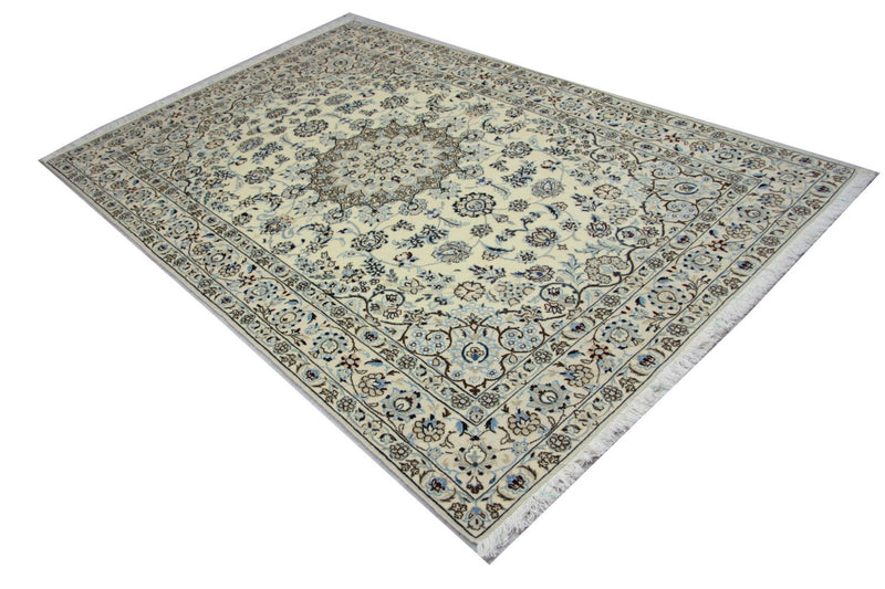 Perser Rug - Nain - 244 x 155 cm - natural white