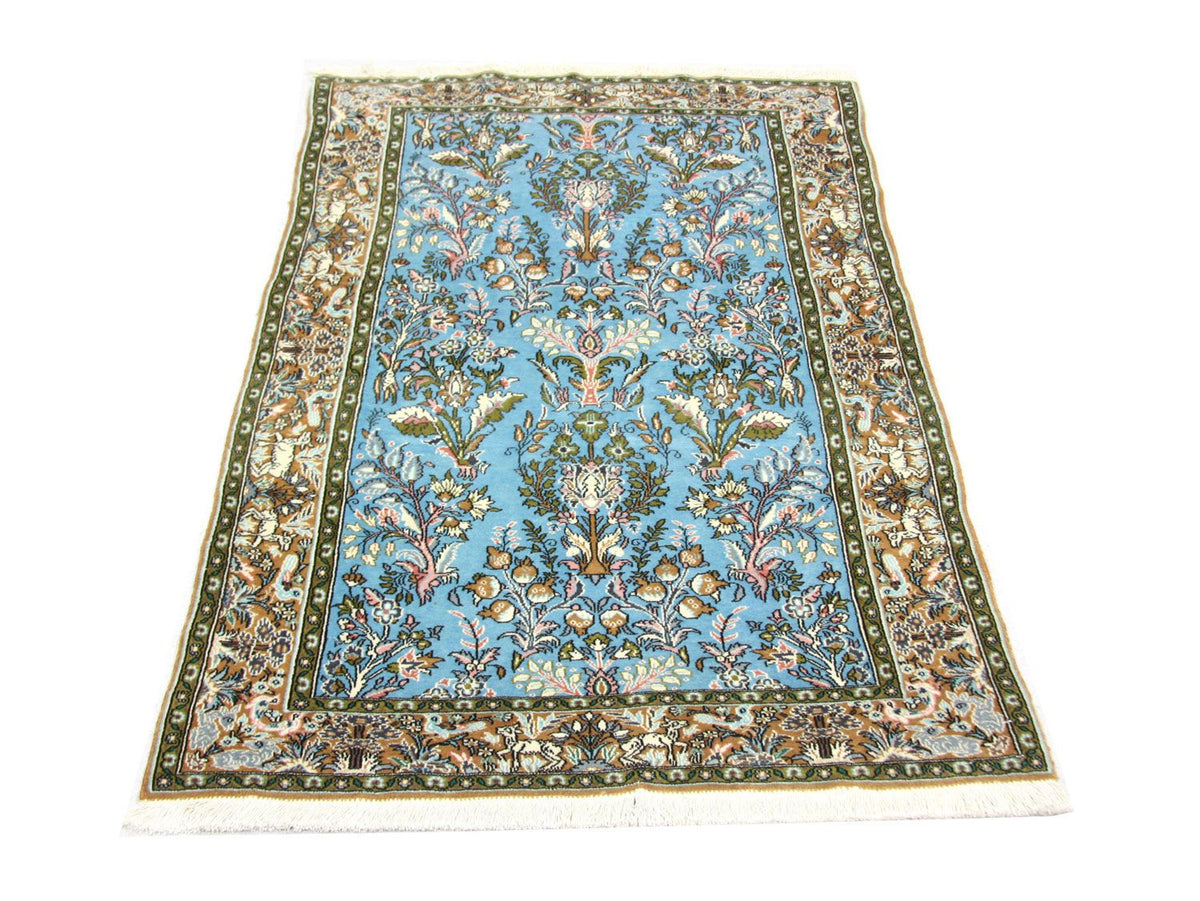 Perser Rug - Ghom - 159 x 108 cm - blue