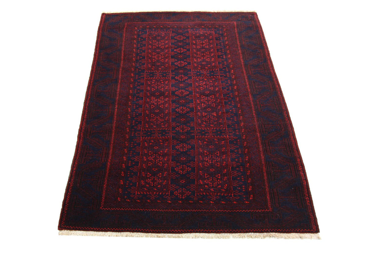 Afghan Rug - 155 x 100 cm - red