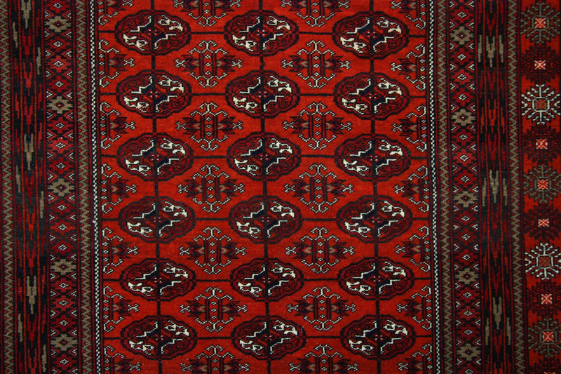 Afghan Rug - 193 x 134 cm - red